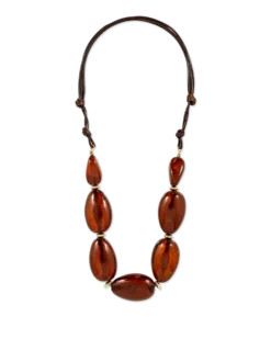 Bijou Brigitte Collier - Brown Circles Hot