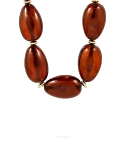 Bijou Brigitte Collier - Brown Circles Hot