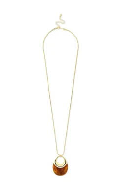Bijou Brigitte Collier - Brown Oval Outlet