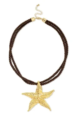 Bijou Brigitte Collier - Brown Star Clearance