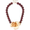 Bijou Brigitte Collier - Burgundy Vintage Sale