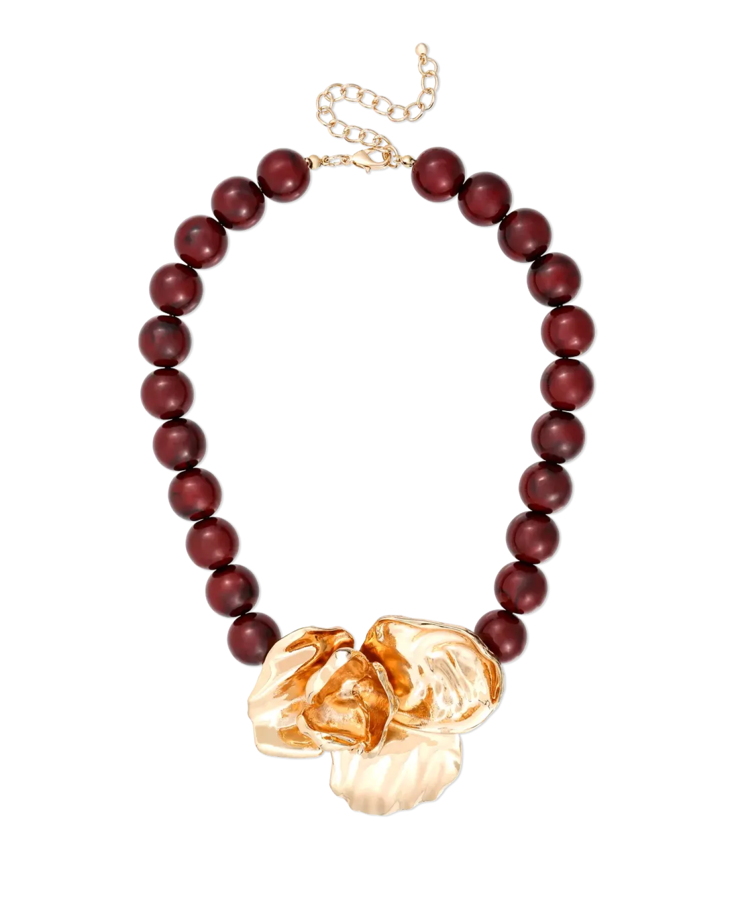 Bijou Brigitte Collier - Burgundy Vintage Sale