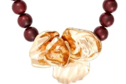 Bijou Brigitte Collier - Burgundy Vintage Sale