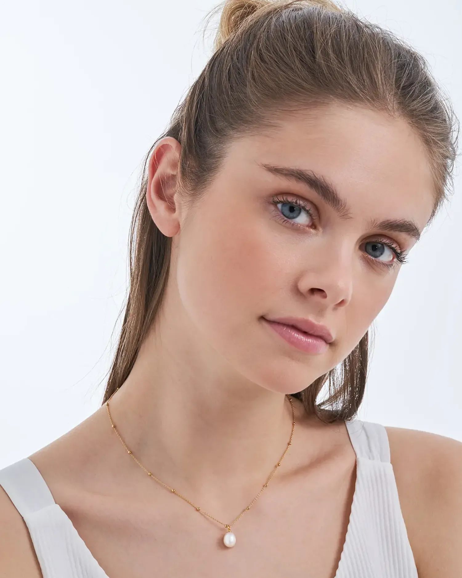 Bijou Brigitte Collier - Charming Pearl Discount