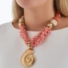 Bijou Brigitte Collier - Coral Shell Hot