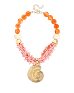 Bijou Brigitte Collier - Coral Shell Hot