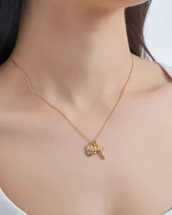 Bijou Brigitte Collier - Cross Heart Discount
