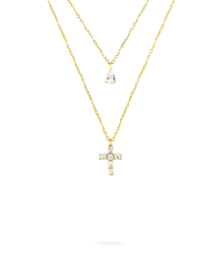 Bijou Brigitte Collier - Delicate Cross Online