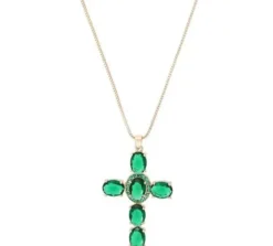 Bijou Brigitte Collier - Emerald Cross Discount