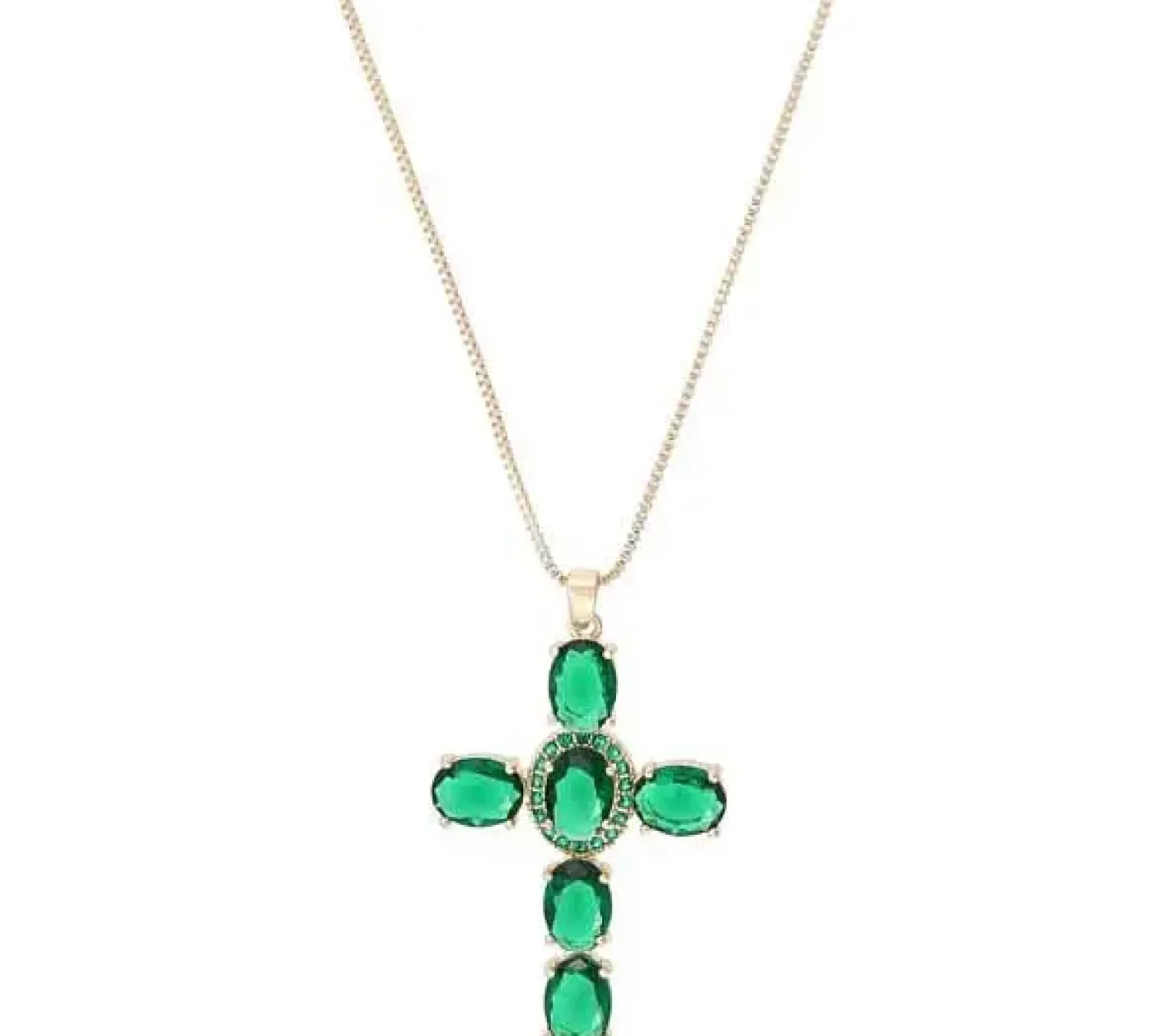 Bijou Brigitte Collier - Emerald Cross Discount
