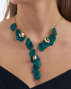 Bijou Brigitte Collier - Emerald Leaves