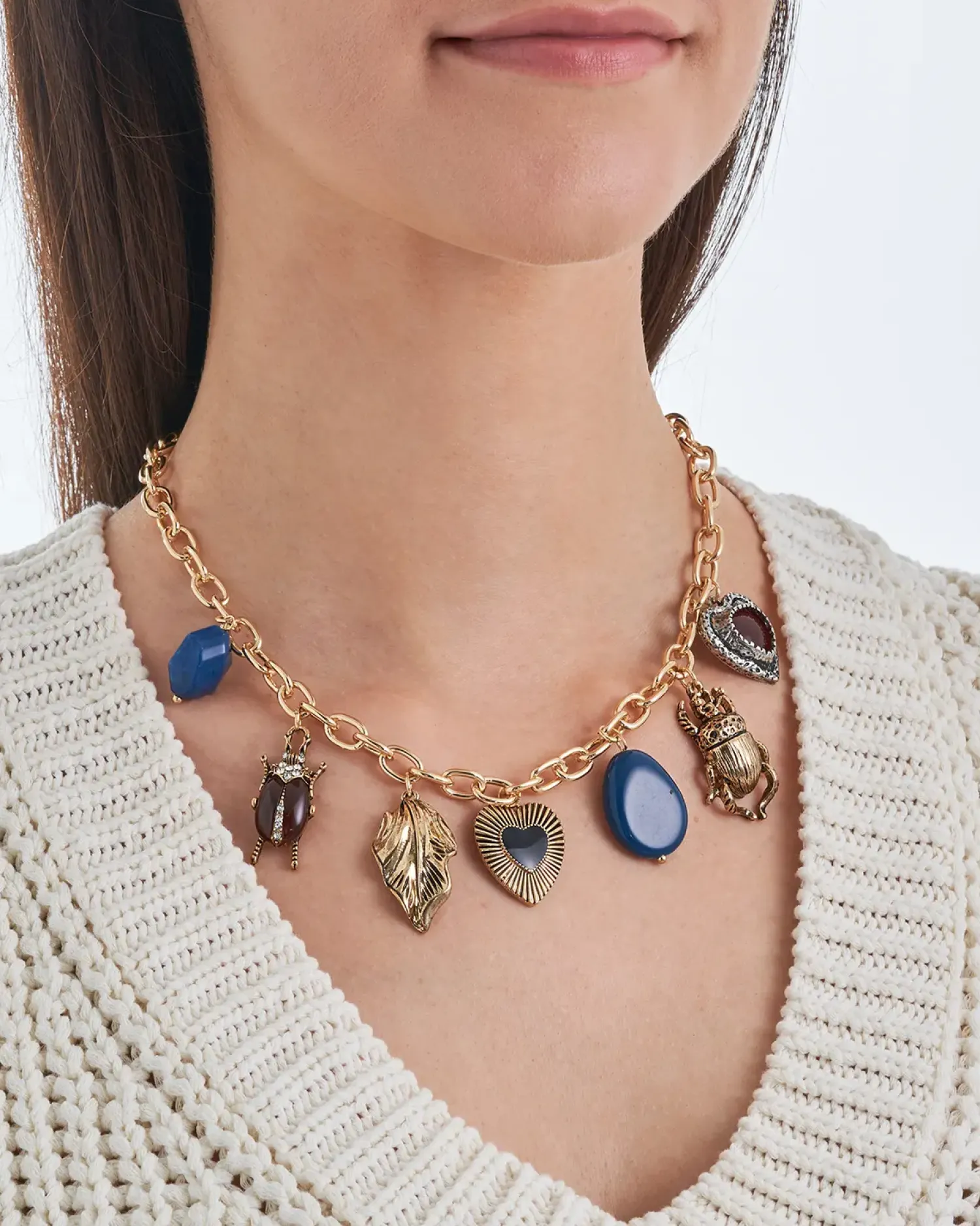 Bijou Brigitte Collier - Ethno Pendants