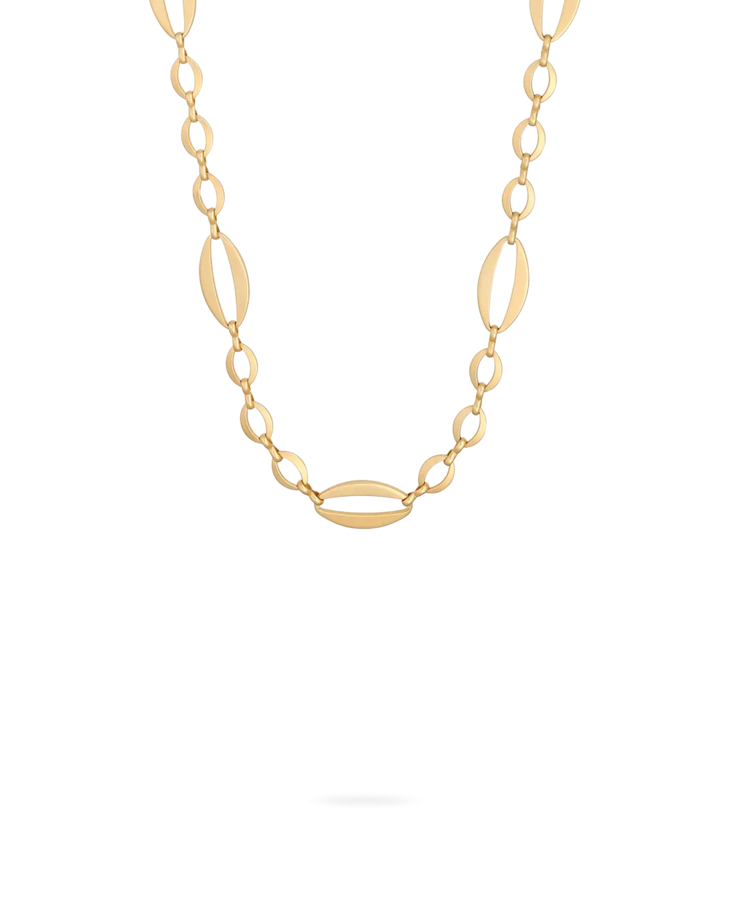 Bijou Brigitte Collier - Flat Gold Discount