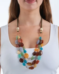 Bijou Brigitte Collier - Gemstone Style Sale