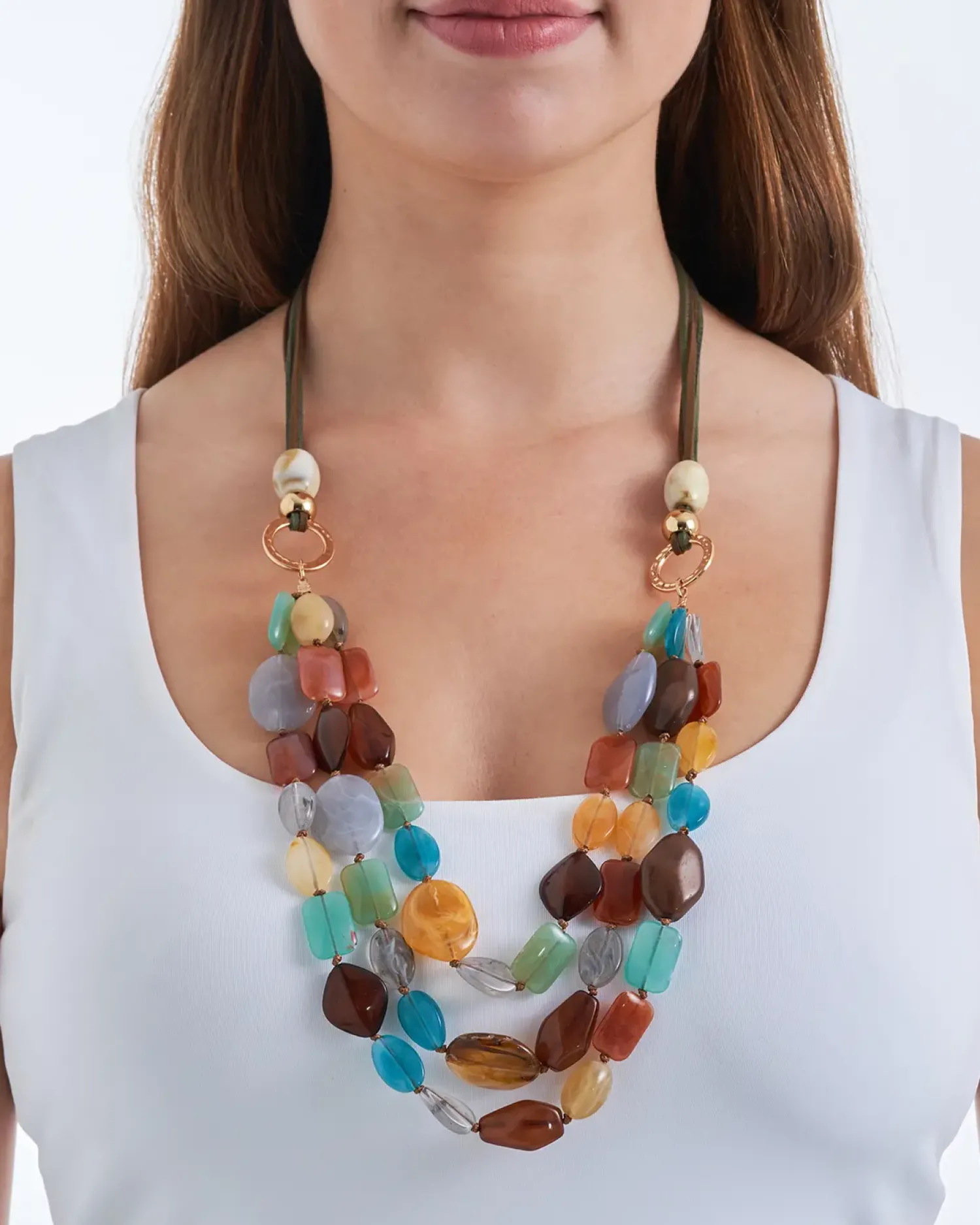 Bijou Brigitte Collier - Gemstone Style Sale
