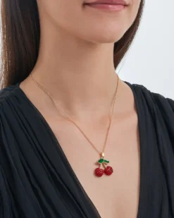 Bijou Brigitte Collier - Glitter Cherry Sale