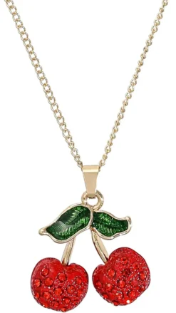 Bijou Brigitte Collier - Glitter Cherry Sale