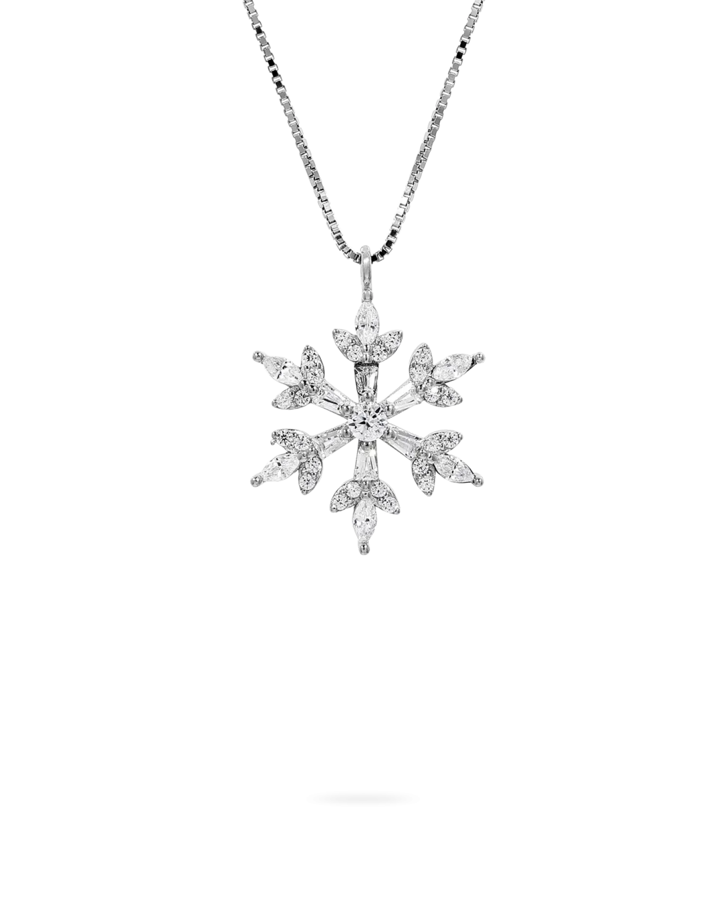 Bijou Brigitte Collier - Glitter Snowflake New