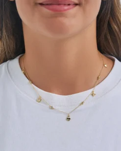 Bijou Brigitte Collier - Golden Charms Clearance