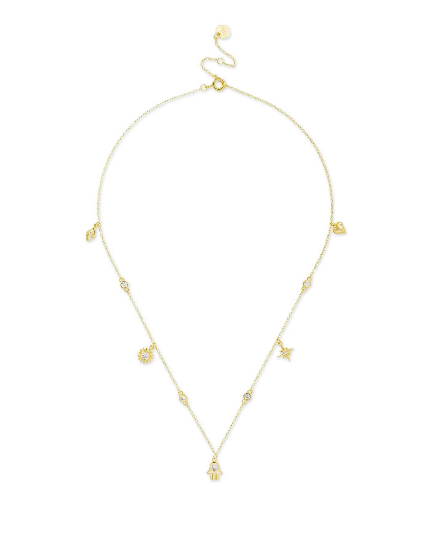 Bijou Brigitte Collier - Golden Charms Clearance