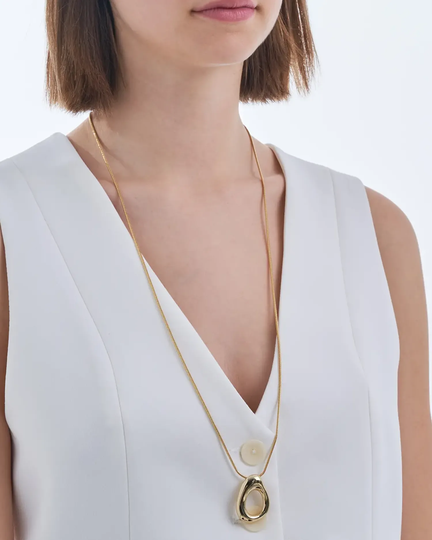Bijou Brigitte Collier - Golden Pendant Clearance