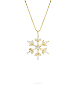 Bijou Brigitte Collier - Golden Snowflake New