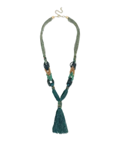 Bijou Brigitte Collier - Green Beads New