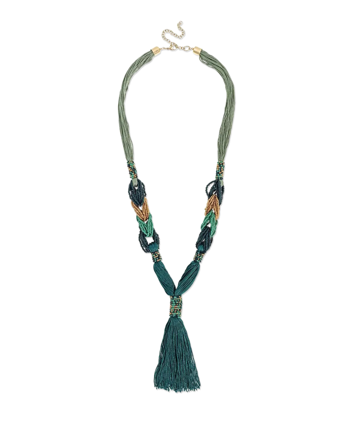 Bijou Brigitte Collier - Green Beads New
