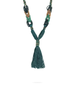 Bijou Brigitte Collier - Green Beads New