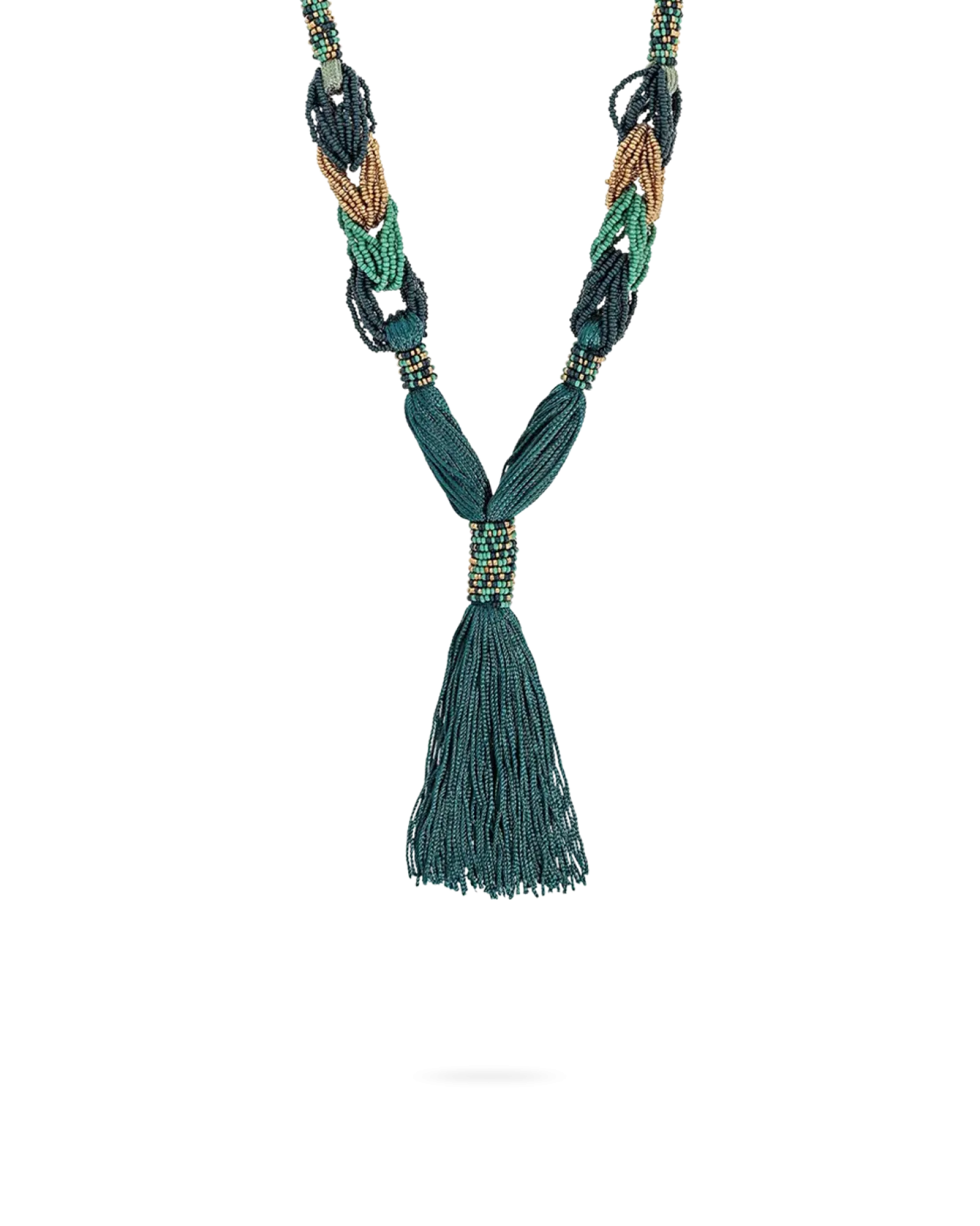 Bijou Brigitte Collier - Green Beads New