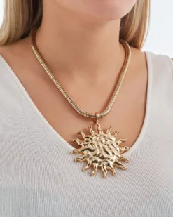 Bijou Brigitte Collier - Hammered Sun Outlet