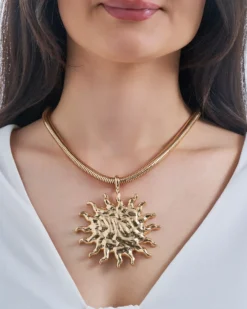 Bijou Brigitte Collier - Hammered Sun Outlet