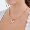 Bijou Brigitte Collier - Heart Pendant New