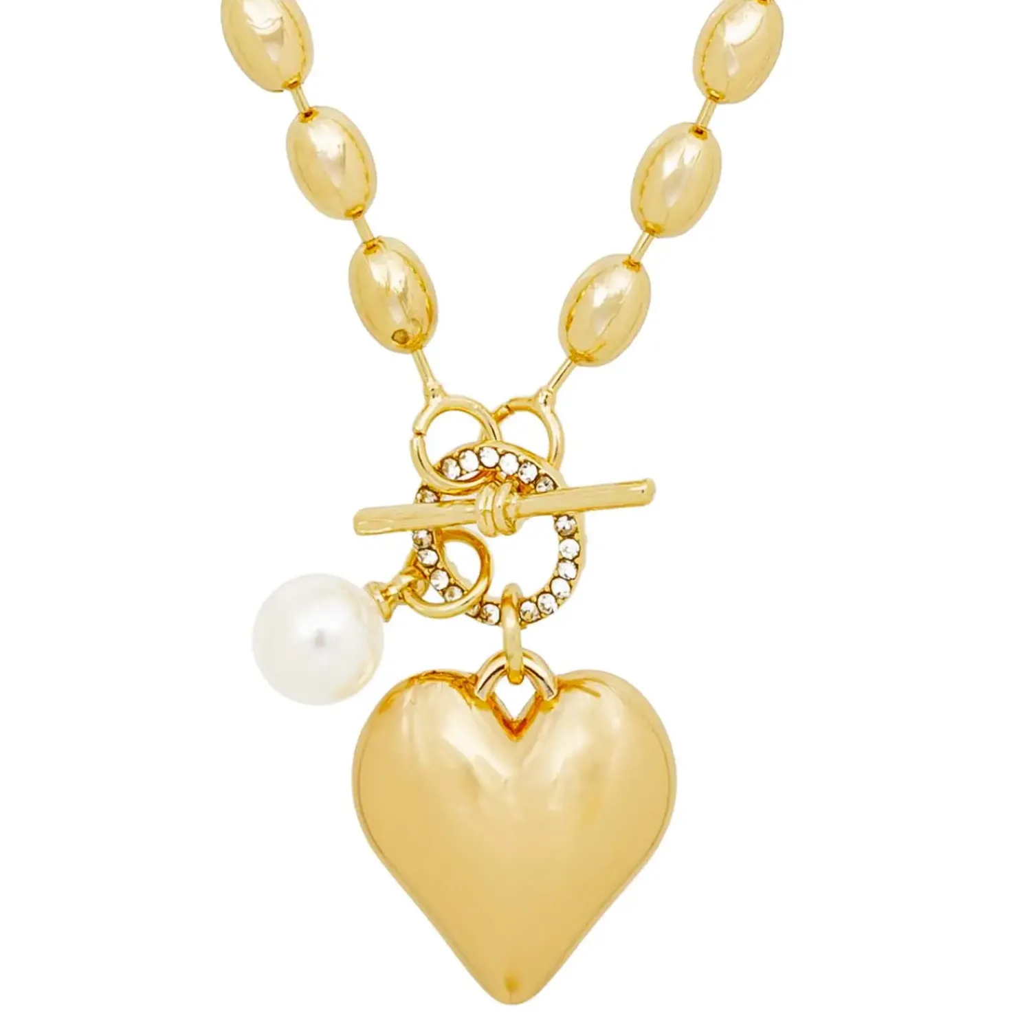 Bijou Brigitte Collier - Heart Pendant New