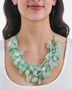 Bijou Brigitte Collier - Mint Petals Clearance