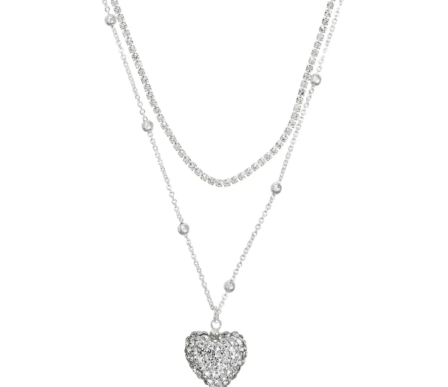 Bijou Brigitte Collier multirangs - Adorable Heart