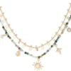 Bijou Brigitte Collier multirangs - Agate Stars Hot