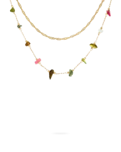 Bijou Brigitte Collier multirangs - Amazing Aventurin Best