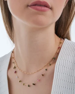 Bijou Brigitte Collier multirangs - Amazing Aventurin Best