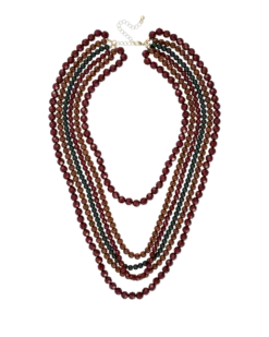 Bijou Brigitte Collier multirangs - Autumn Beads Hot