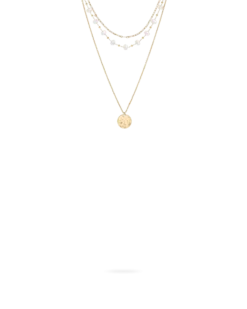 Bijou Brigitte Collier multirangs - Beach Pearls