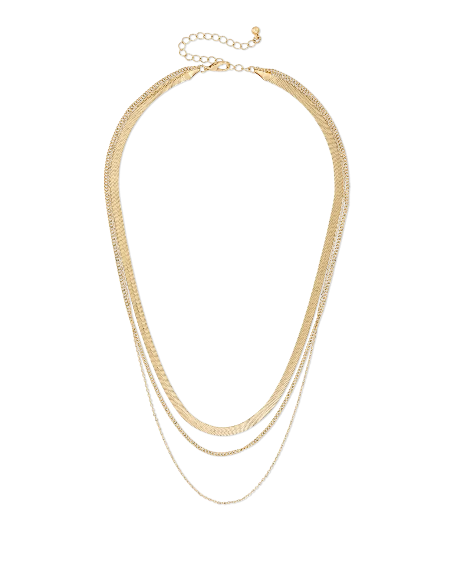 Bijou Brigitte Collier multi-rangs - Beautiful Gold New