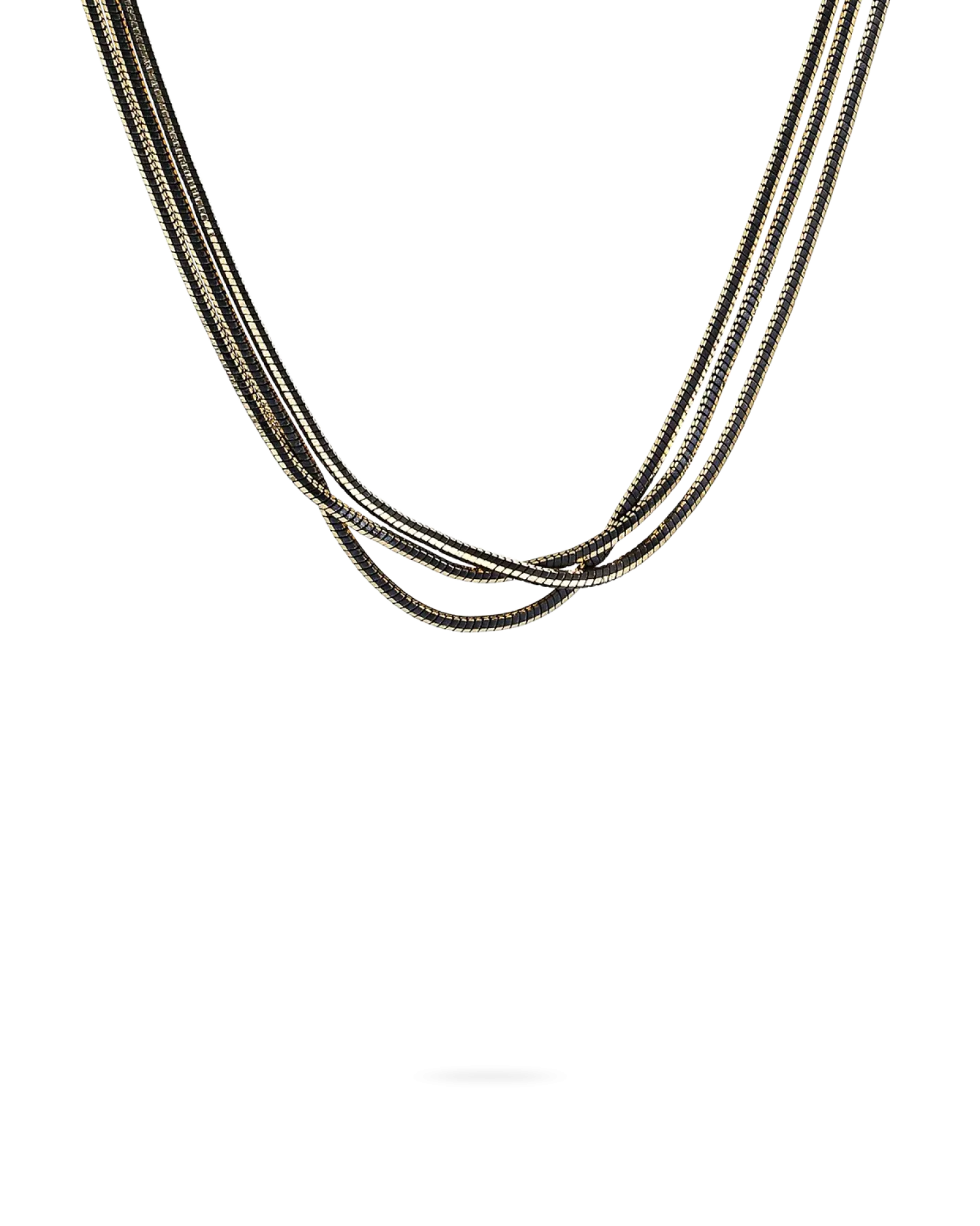 Bijou Brigitte Collier multirangs - Black Elegance Best
