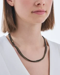 Bijou Brigitte Collier multirangs - Black Elegance Best