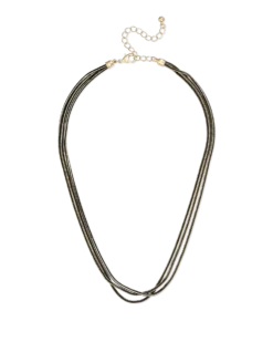 Bijou Brigitte Collier multirangs - Black Elegance Best