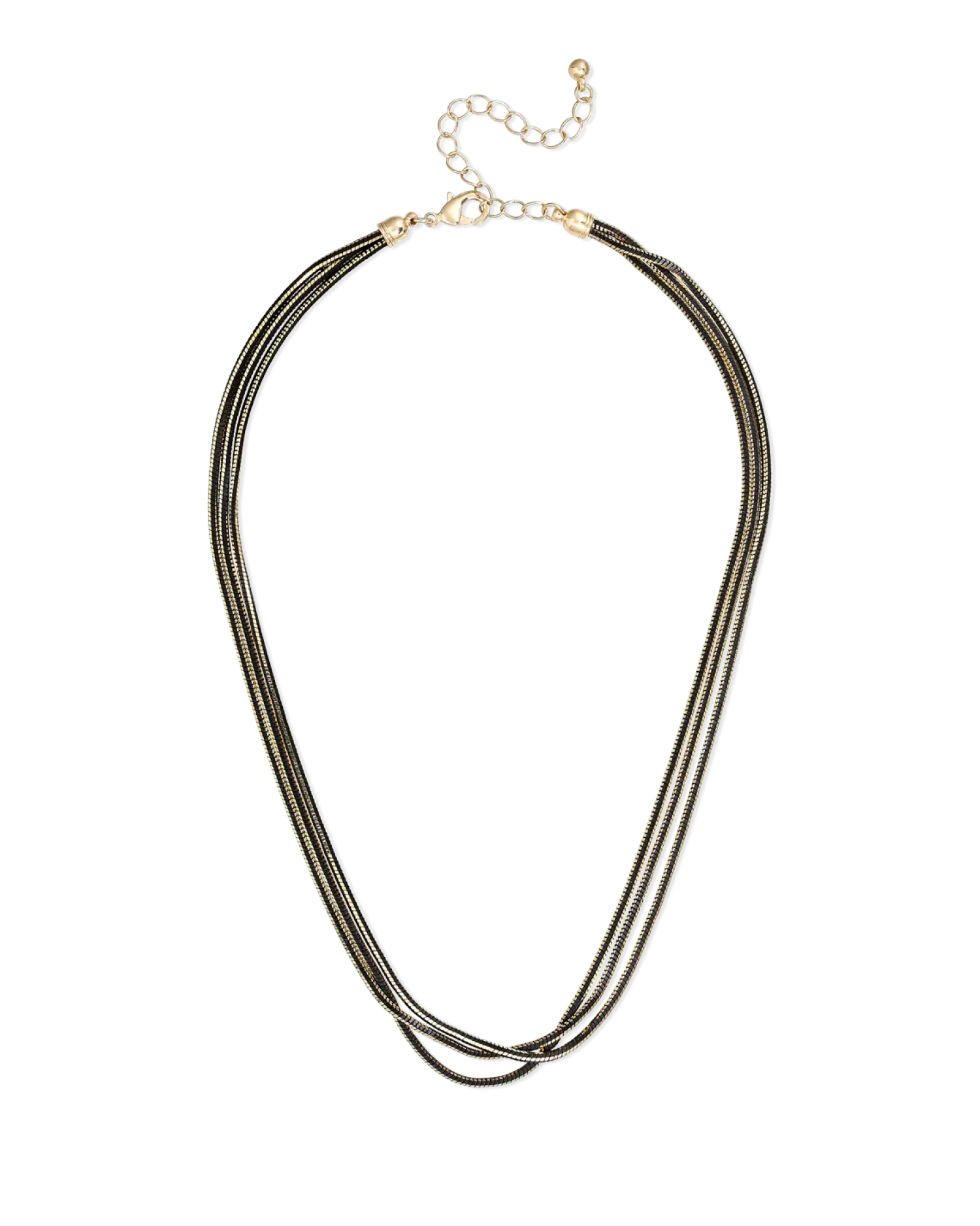 Bijou Brigitte Collier multirangs - Black Elegance Best