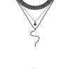 Bijou Brigitte Collier multirangs - Black Glamour Clearance