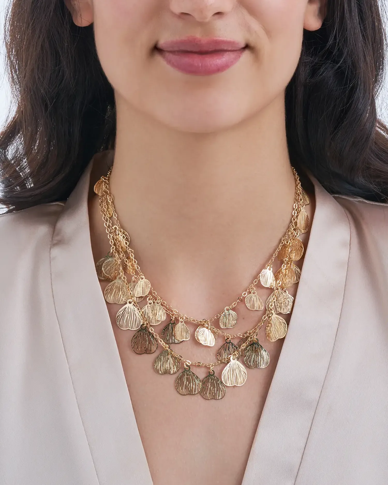 Bijou Brigitte Collier multirangs - Charming Petals Clearance