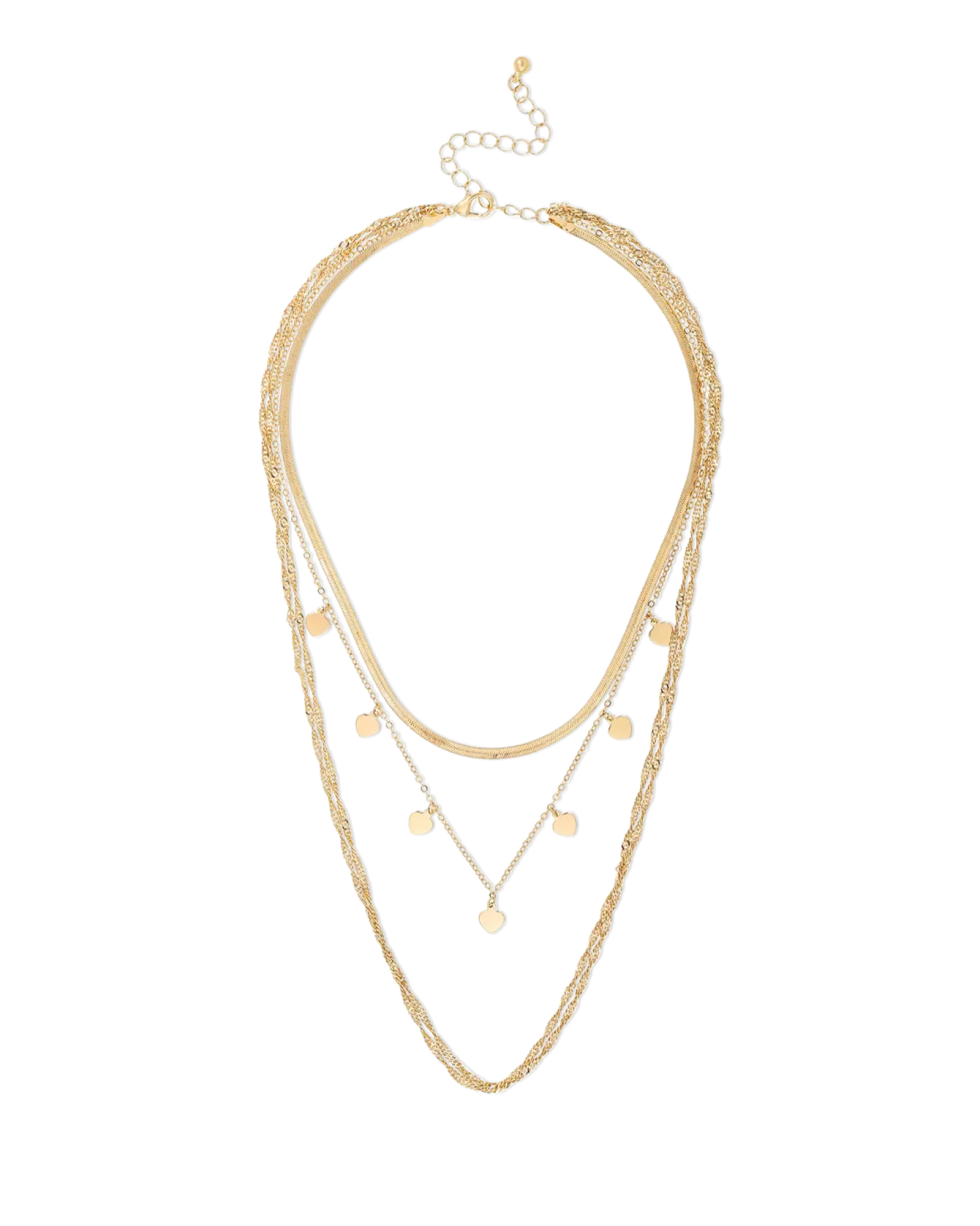 Bijou Brigitte Collier multirangs - Cherished Gold