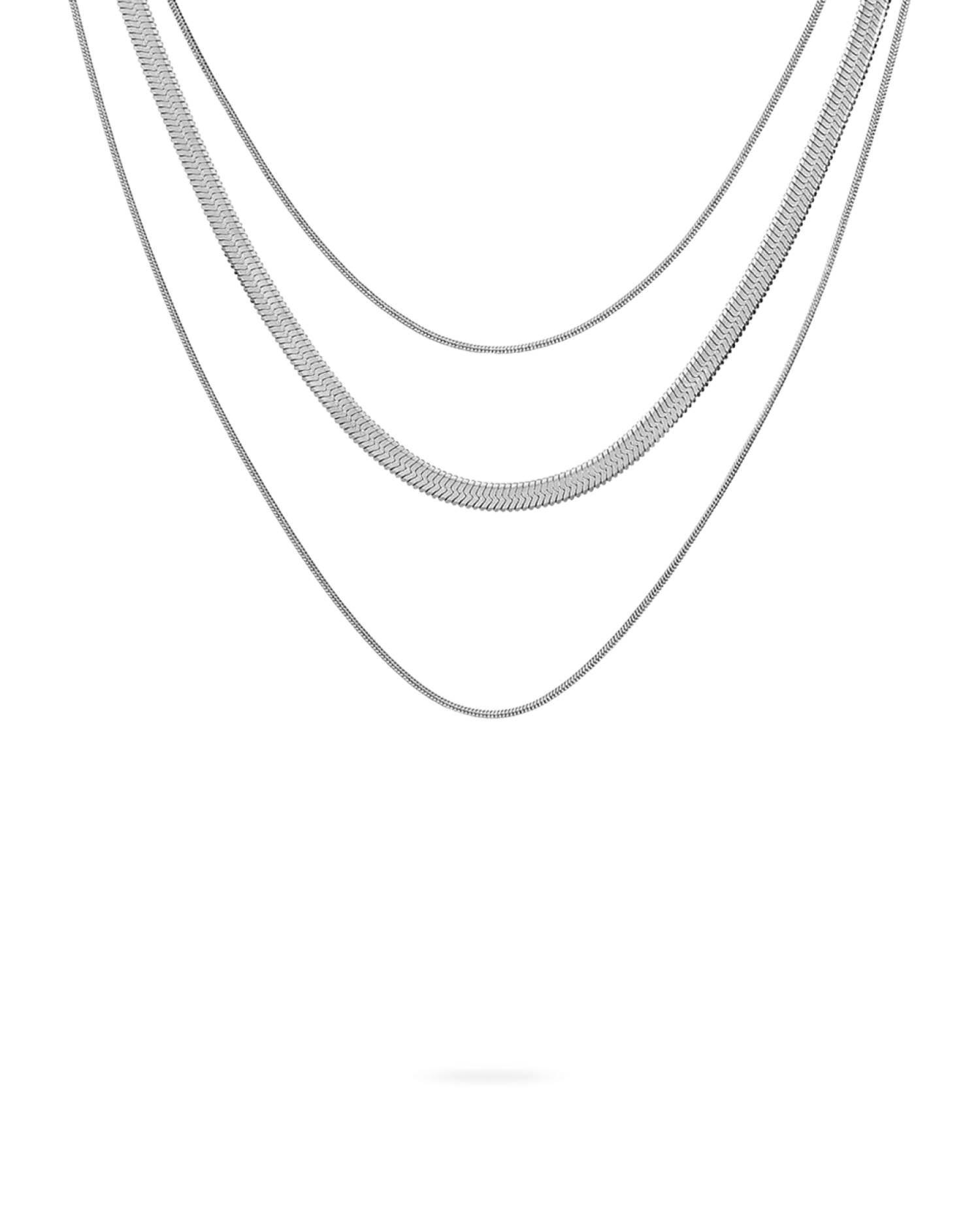 Bijou Brigitte Collier multirangs - Classic Steel New